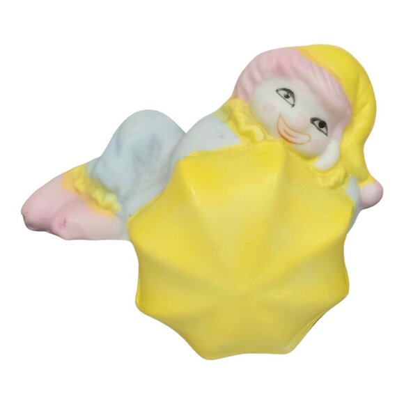 Vintage Enesco Shelf Sitting Clown Trio Figurines Collectible Retro Circus Decor - Picture 4 of 8